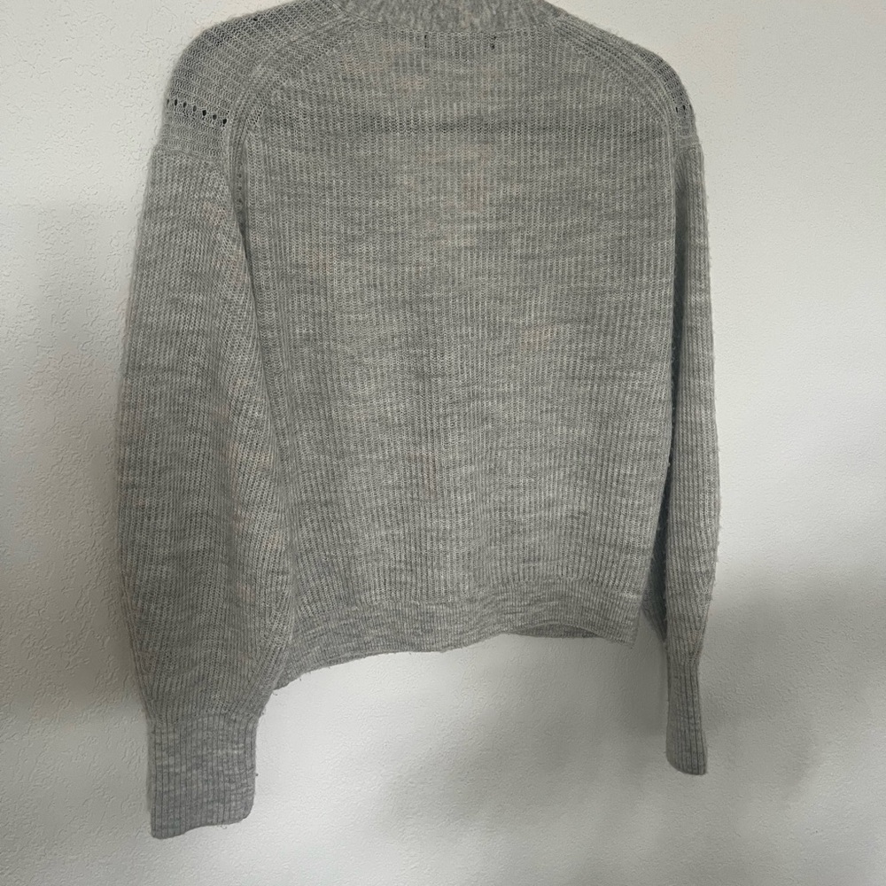 Quince baby alpaca wool cropped cardigan - Picture 9 of 12